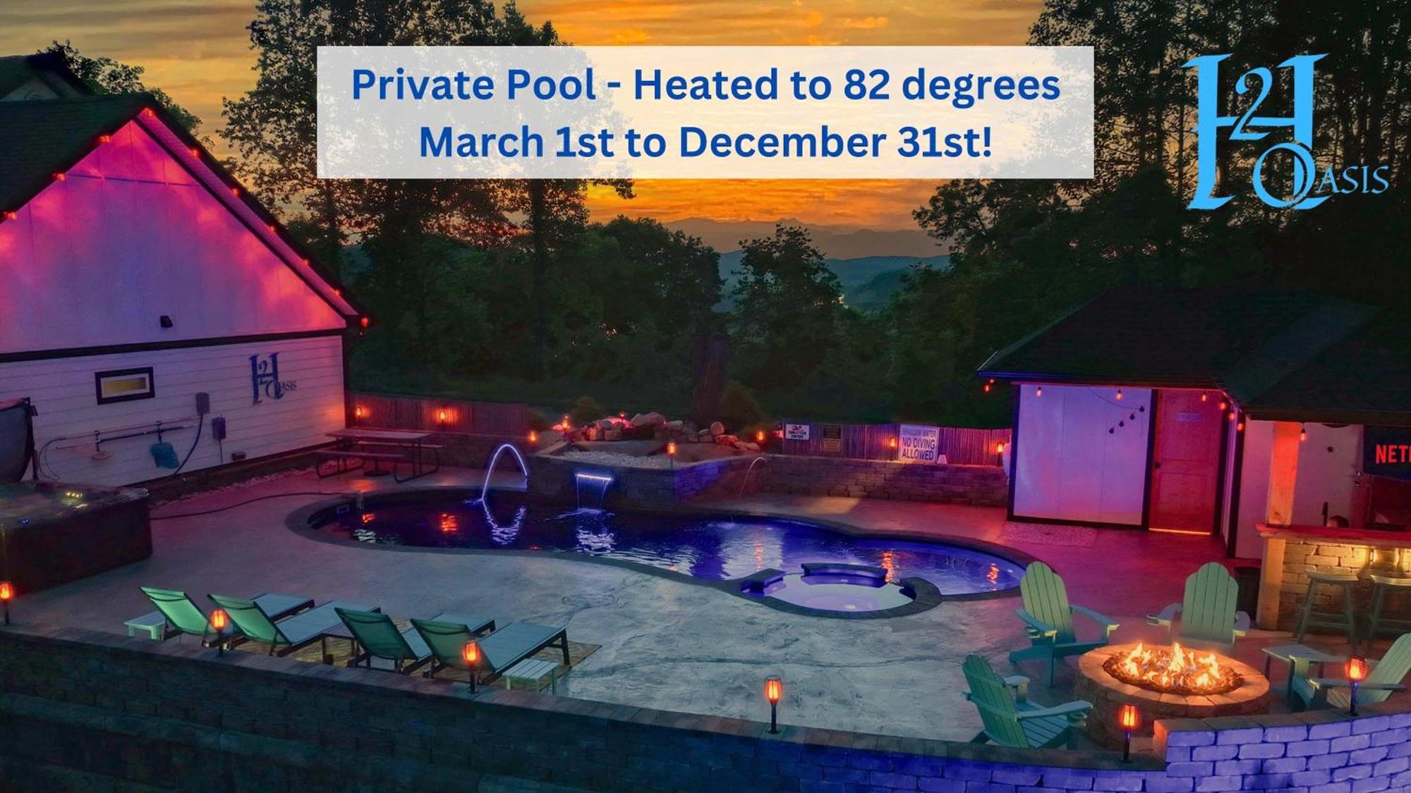 H2Oasis Incredible Pool Retreat With Mountains Views! Villa Sevierville Eksteriør billede