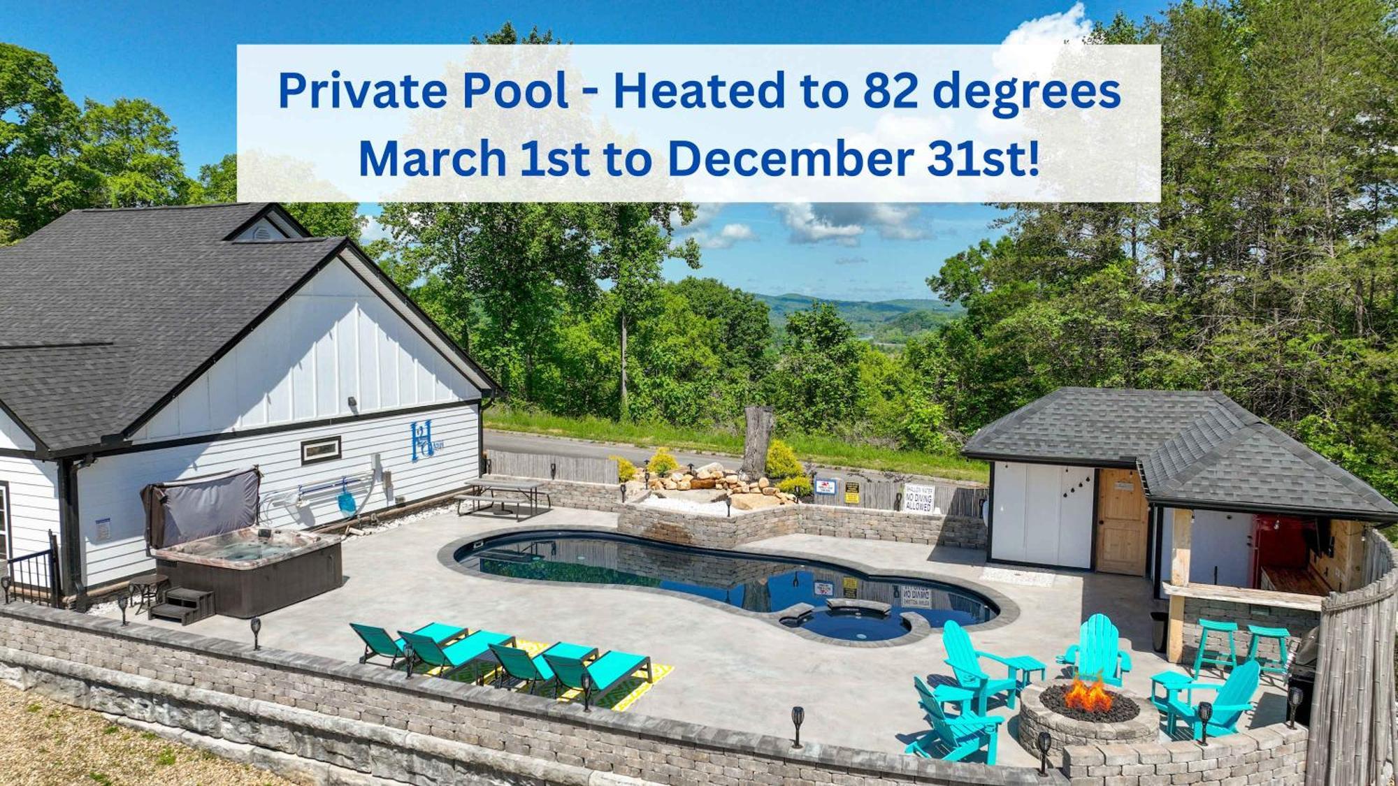 H2Oasis Incredible Pool Retreat With Mountains Views! Villa Sevierville Eksteriør billede